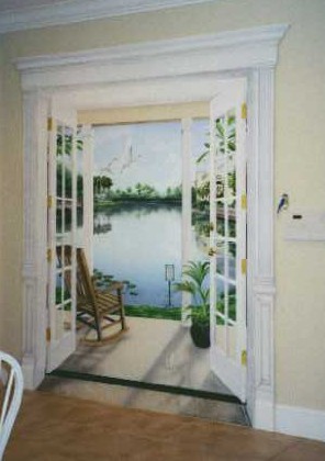 trompe l'oeil murals