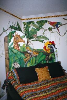 Art Effects' Jungle Bed headboard