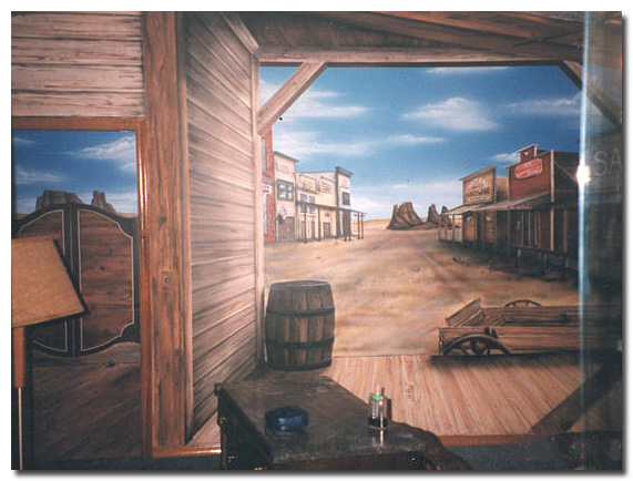 Art Effects wild west Mural